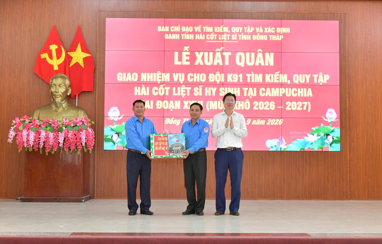 Đồng Tháp: Đội K91 xuất quân tìm kiếm, quy tập hài cốt liệt sĩ ở Campuchia - Ảnh 2.