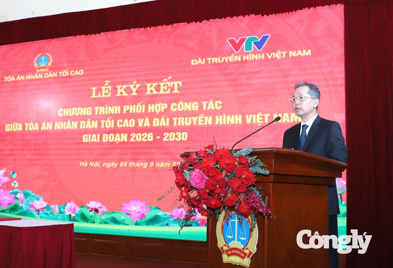 TANDTC v&agrave; VTV k&yacute; kết chương tr&igrave;nh phối hợp c&ocirc;ng t&aacute;c giai đoạn 2026 - 2030- Ảnh 2.