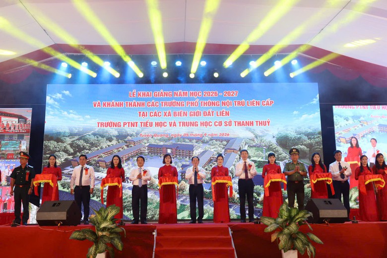 Tuy&ecirc;n Quang: Đưa v&agrave;o vận h&agrave;nh c&aacute;c trường phổ th&ocirc;ng li&ecirc;n cấp v&ugrave;ng bi&ecirc;n giới- Ảnh 2.