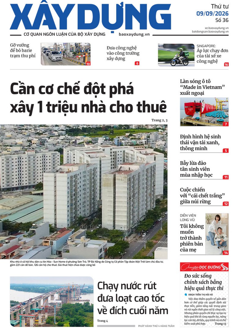 Tin mới nhất, hay nhất trên Báo Xây dựng ngày 9/9/2026 - Ảnh 1.