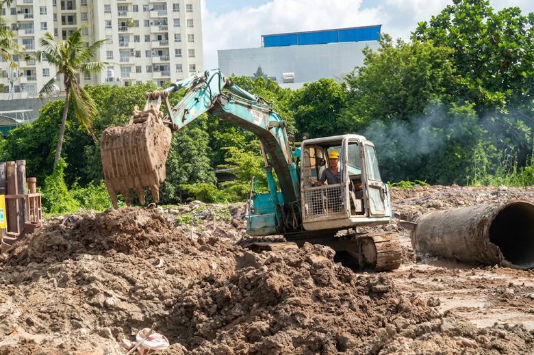 Gần 3km Vành đai 2 TP.HCM tăng tốc thi công sau gần 6 năm đình trệ- Ảnh 3.