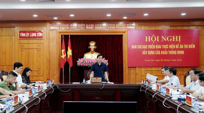 Lạng Sơn: Tập trung cao độ để ho&agrave;n th&agrave;nh đề &aacute;n th&iacute; điểm x&acirc;y dựng cửa khẩu th&ocirc;ng minh- Ảnh 1.