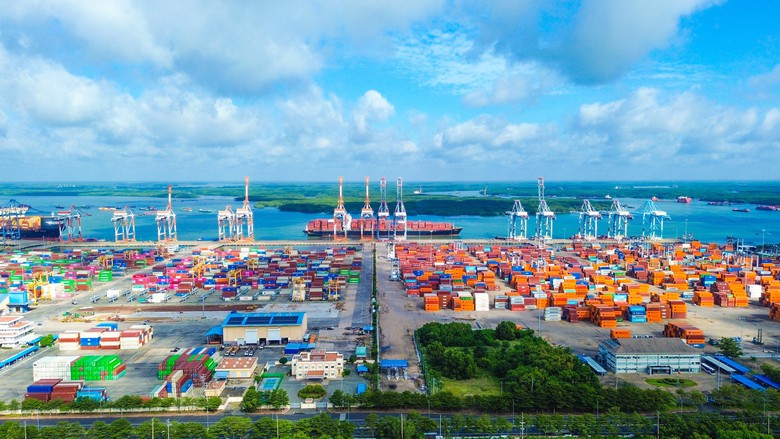 Cảng CMIT v&agrave; TCTT khai th&aacute;c chuyến t&agrave;u thử nghiệm đầu ti&ecirc;n tại khu bến chung  - Ảnh 4.