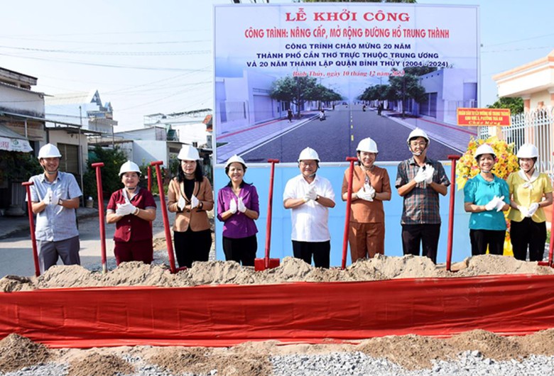 Cần Thơ: Đường Hồ Trung Thành còn 335m mặt bằng chưa bàn giao - Ảnh 2.