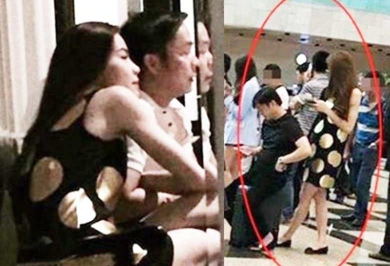 H&igrave;nh ảnh th&acirc;n mật của Hồ Ngọc H&agrave; v&agrave; người đ&agrave;n &ocirc;ng 