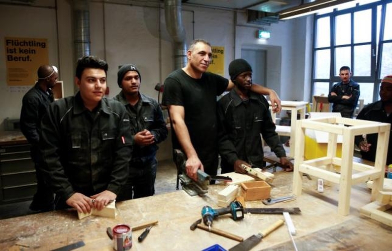 Người tị nạn tham gia vào hội thảo dạy n