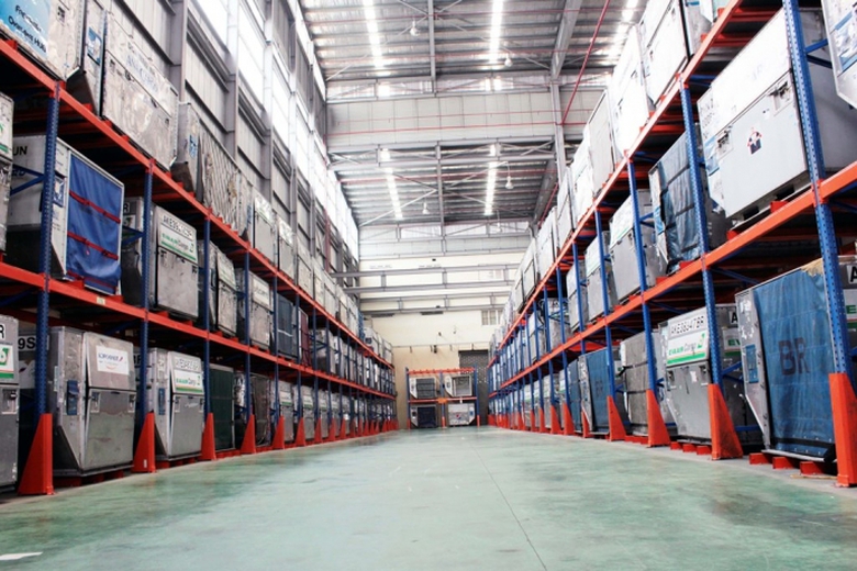 Hệ thống kệ chứa m&acirc;m th&ugrave;ng chuy&ecirc;n dụng