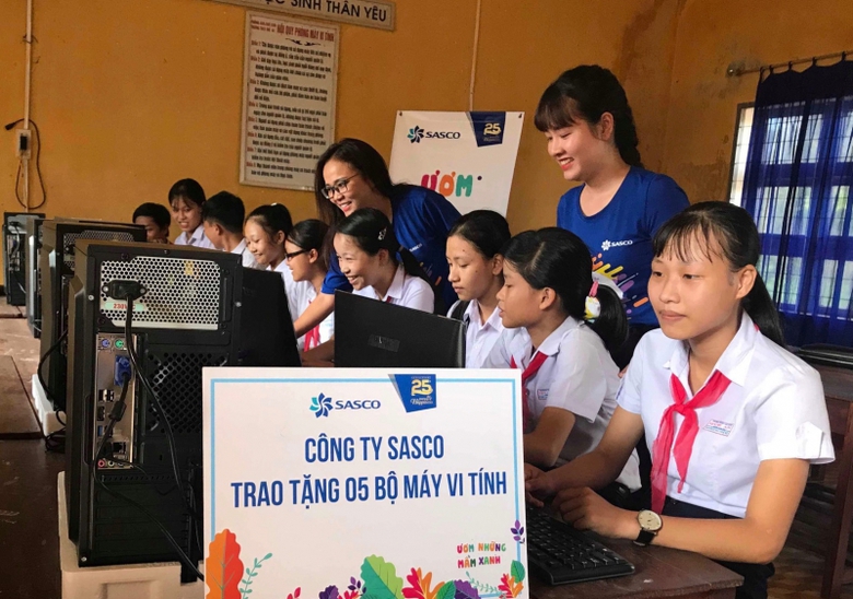 8_trao may tinh_Trường THCS Quế An_X&atilde; Quế An, Huyệ