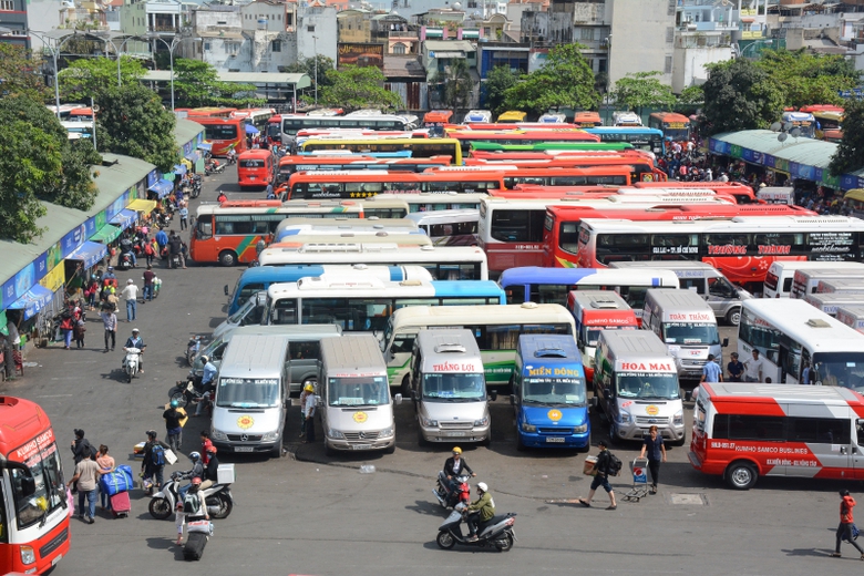 Tăng cường xe tại bến xe Miền Đ&ocirc;ng phục vụ người d