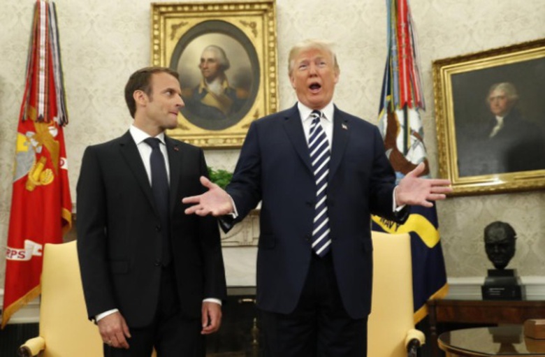 Trump Macron 1