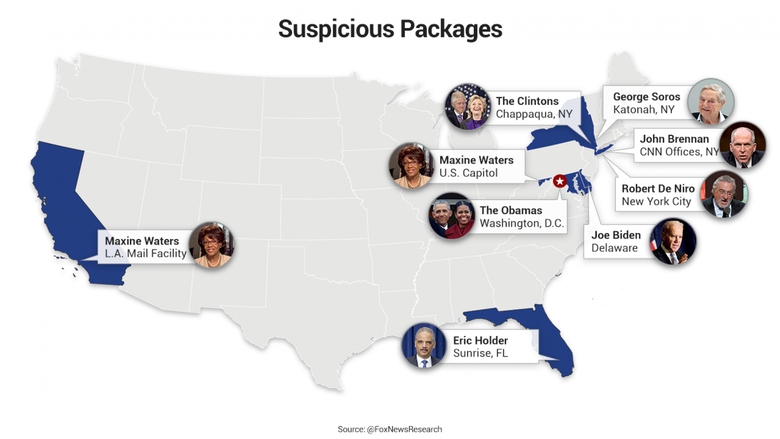 Bản đồ gửi bom thư