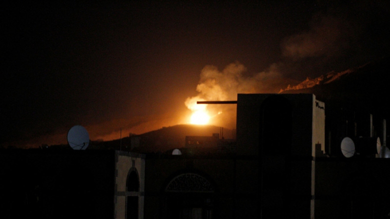 Một cuộc kh&ocirc;ng k&iacute;ch do Saudi dẫn đầu g&acirc;y ra vụ nổ 