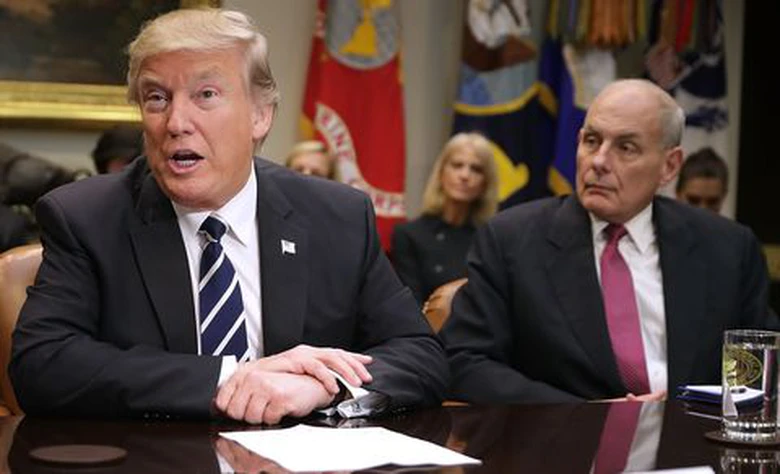 Trump and John Kelly