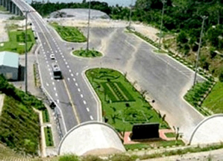 Phối cảnh đường dẫn v&agrave;o hầm Đ&egrave;o Cả tr&ecirc;n QL1A.