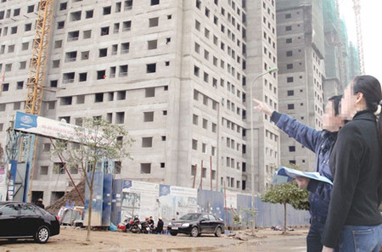 Kh&aacute;ch mua căn hộ tại Dự &aacute;n Kim Văn - Kim Lũ đang phải trả tiền ch&ecirc;nh lệch cho giới đầu cơ h&agrave;ng trăm triệu đồng 