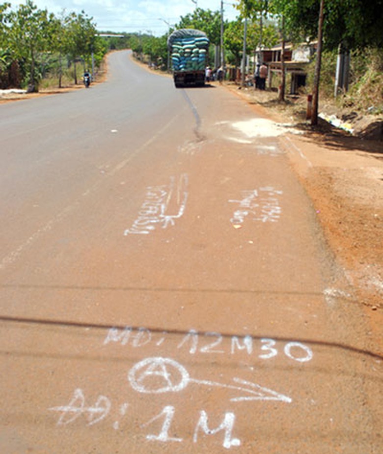 Cảnh s&aacute;t kh&ocirc;ng ph&aacute;t hiện vết thắng xe. 