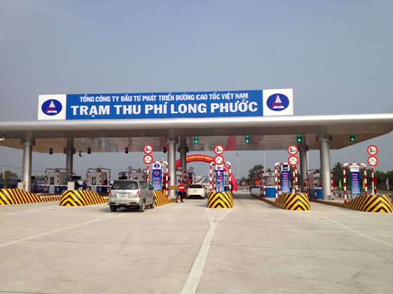 Trạm thu ph&iacute; Long Phước - cao tốc TPHCM - Long Th&agrave;nh đưa v&agrave;o sử dụng to&agrave;n bộ 14 l&agrave;n thu ph&iacute; theo thiết kế