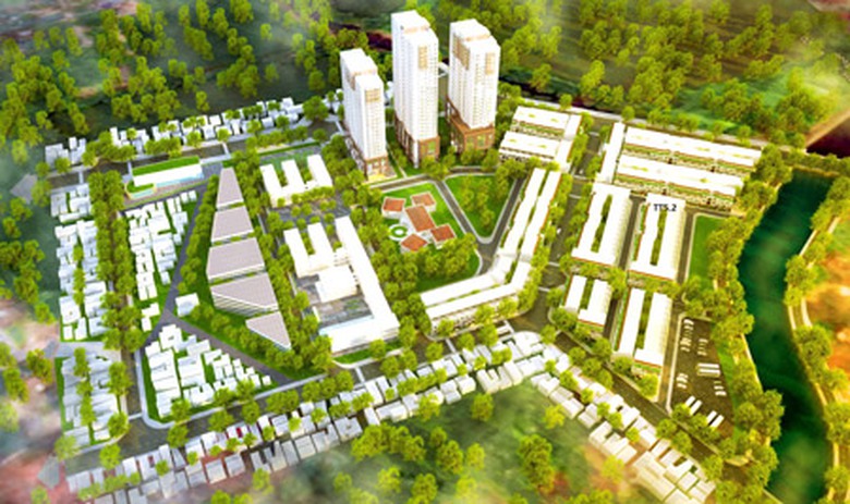 Phối cảnh Dự &aacute;n Khu d&acirc;n cư Ao S&agrave;o