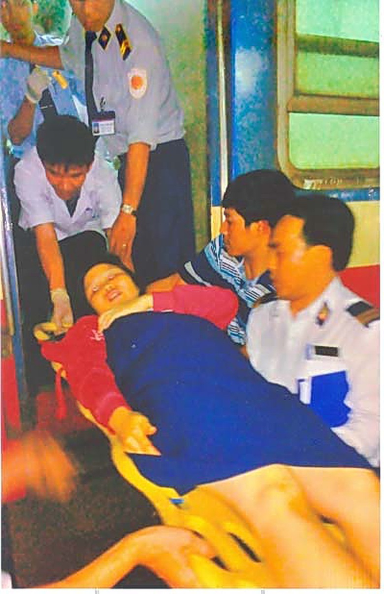 Sản phụ Li&ecirc;n đ&atilde; sinh một b&eacute; trai khỏe mạnh tr&ecirc;n t&agrave;u