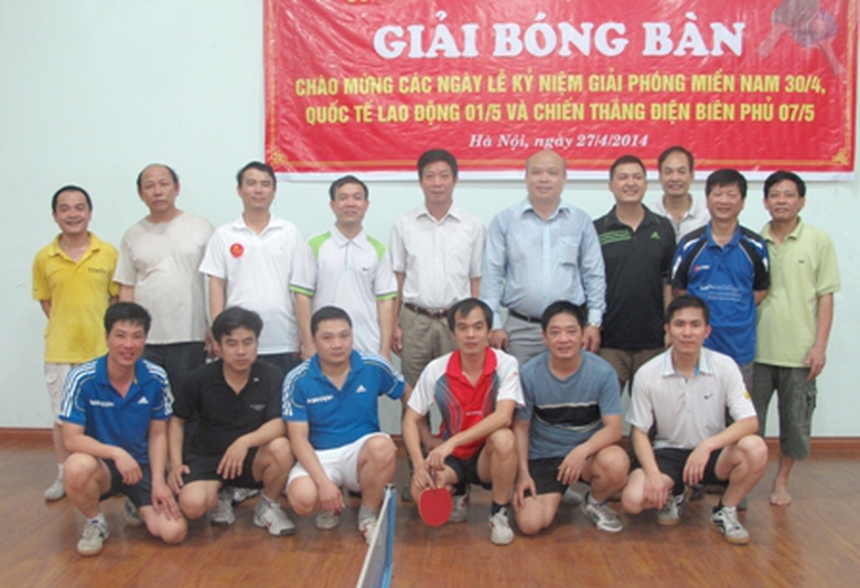 L&atilde;nh đạo c&ocirc;ng đo&agrave;n cơ quan Bộ, c&aacute;c đơn vị v&agrave; vận động vi&ecirc;n dự giải