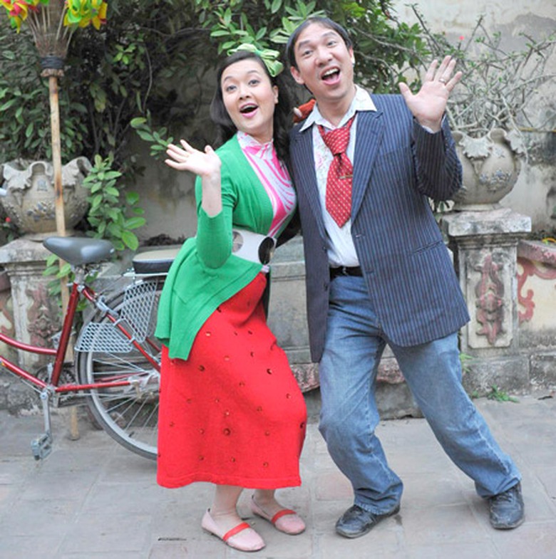 Cặp đ&ocirc;i ăn &yacute; V&acirc;n Dung v&agrave; Quang Thắng