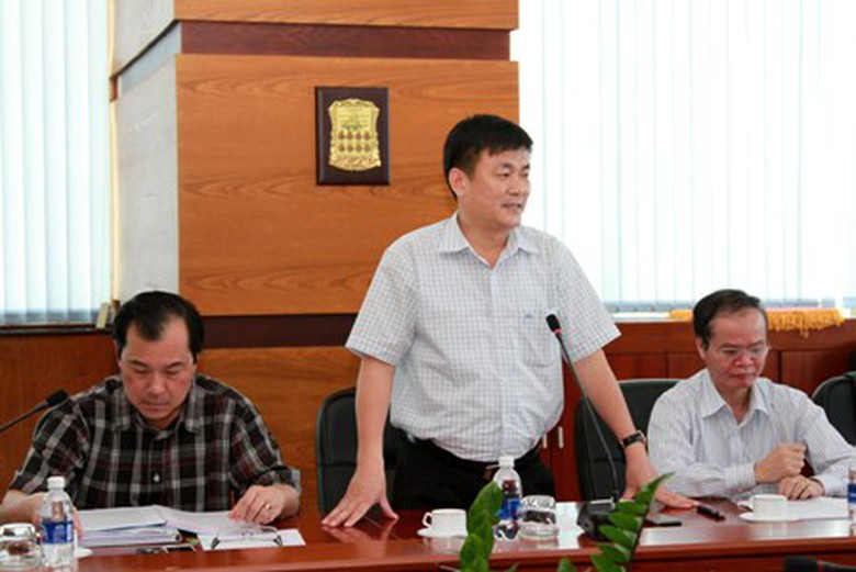 &Ocirc;ng Nguyễn Chiến Thắng - Vụ trưởng Vụ Quản l&yacute; doanh nghiệp ph&aacute;t biểu tại hội nghị tập huấn