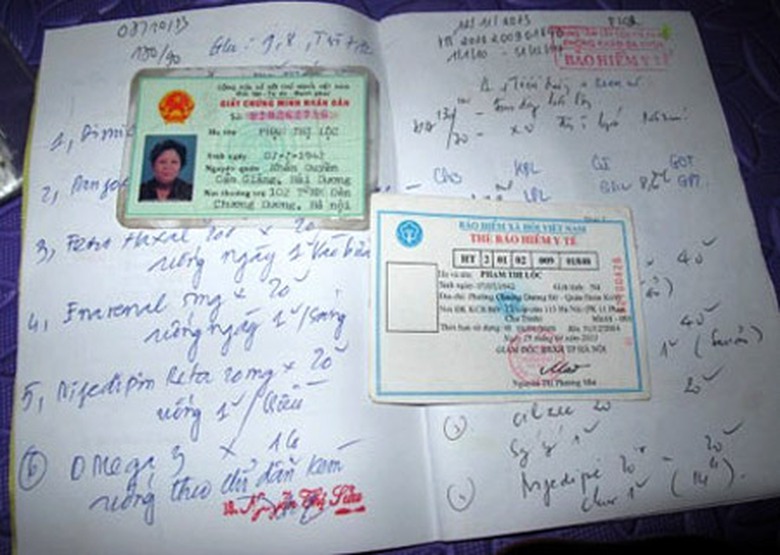  Đơn thuốc khống được k&ecirc; lợi dụng một trường hợp kh&ocirc;ng đến kh&aacute;m