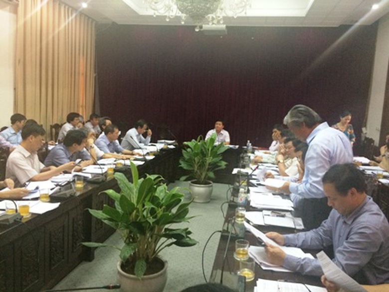 Cục trưởng Trần Xu&acirc;n Sanh b&aacute;o c&aacute;o tiến độ dự &aacute;n QL1, đường HCM qua T&acirc;y Nguy&ecirc;n