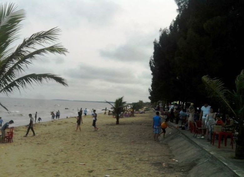 B&atilde;i biển Hải Ti&ecirc;n - nơi xảy ra vụ việc