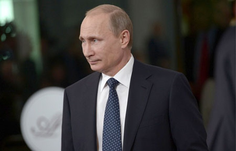 Tổng thống Nga Putin trong cuộc gặp tối 5/6 với nhiều l&atilde;nh đạo G7