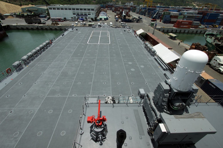 S&acirc;n trước mũi t&agrave;u