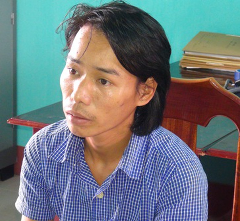 Đối tượng Đ&agrave;o Viết Đ&ocirc;ng tại Cơ quan C&ocirc;ng an