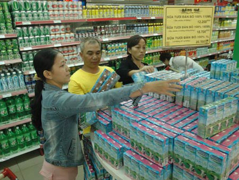 Sữa nội đang l&agrave;m chủ thị trường sữa nước