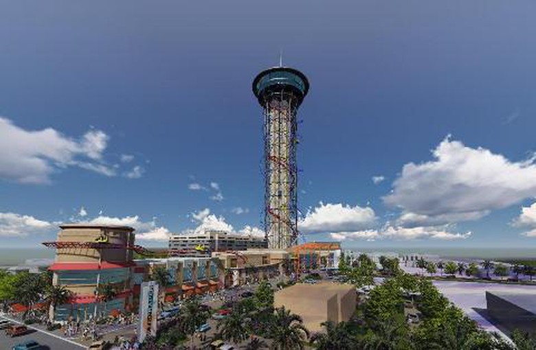 Bản thiết kế t&agrave;u lượn Skyscraper mới được tiết lộ.