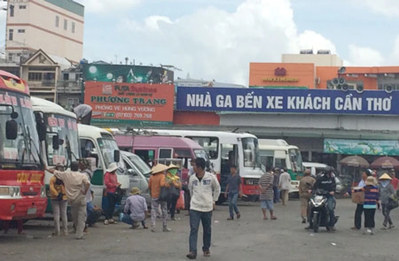 Xe tuyến cố định ra v&agrave;o Bến xe H&ugrave;ng Vương kh&ocirc;ng c&ograve;n bị thu tiền