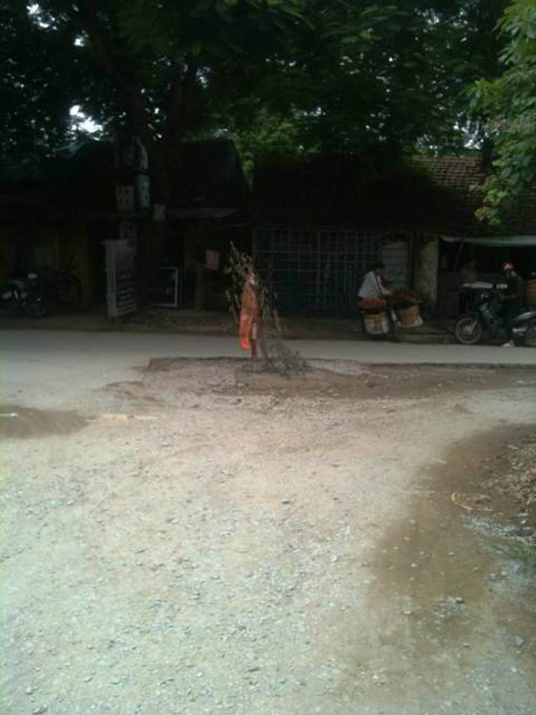 Hiện trường sau khi xảy ra vụ tai nạn