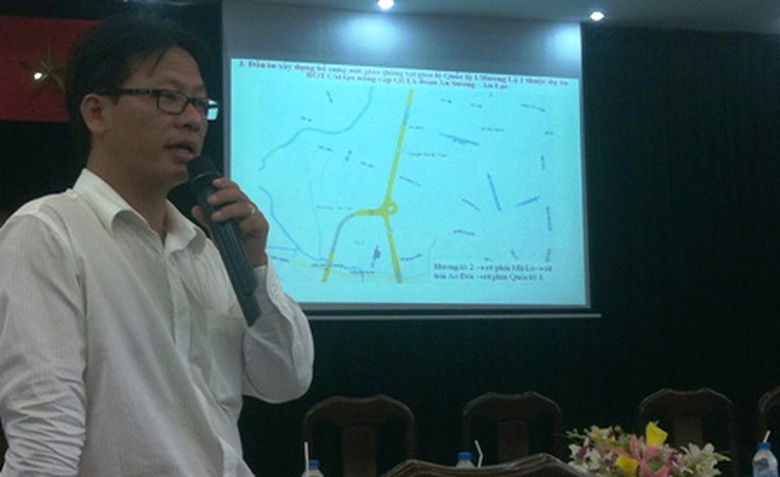 &Ocirc;ng Đậu An Ph&uacute;c, Trưởng ph&ograve;ng khai th&aacute;c hạ tầng Sở GTVT TPHCM c&ocirc;ng bố phương &aacute;n tổ chức giao th&ocirc;ng phục vụ thi c&ocirc;ng một số c&ocirc;ng tr&igrave;nh trọng điểm