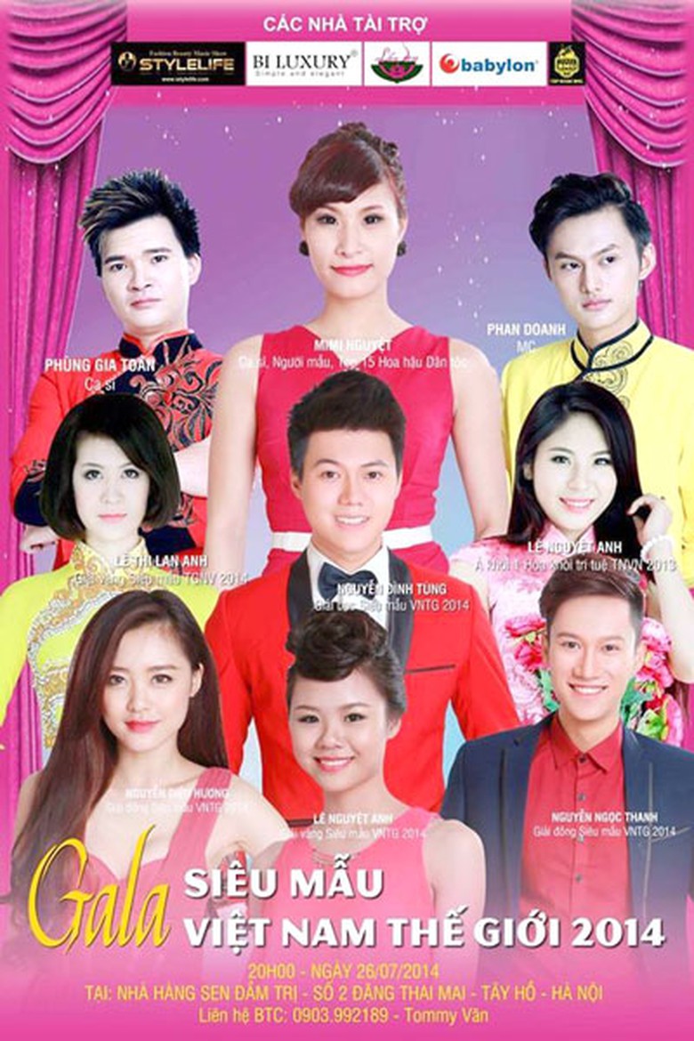 Gala Si&ecirc;u mẫu Việt Nam Thế giới 2014 kh&ocirc;ng r&otilde; lai lịch