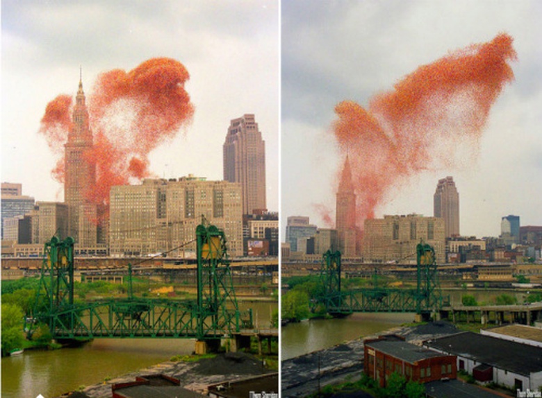 1,5 triệu quả b&oacute;ng bay đ&atilde; g&acirc;y rắc rối lớn cho th&agrave;nh phố