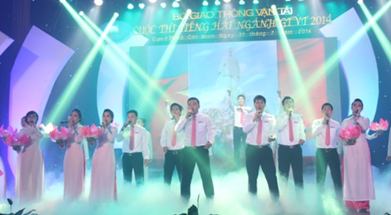 một trong những tiết mục mở m&agrave;n hội thi của Sasco