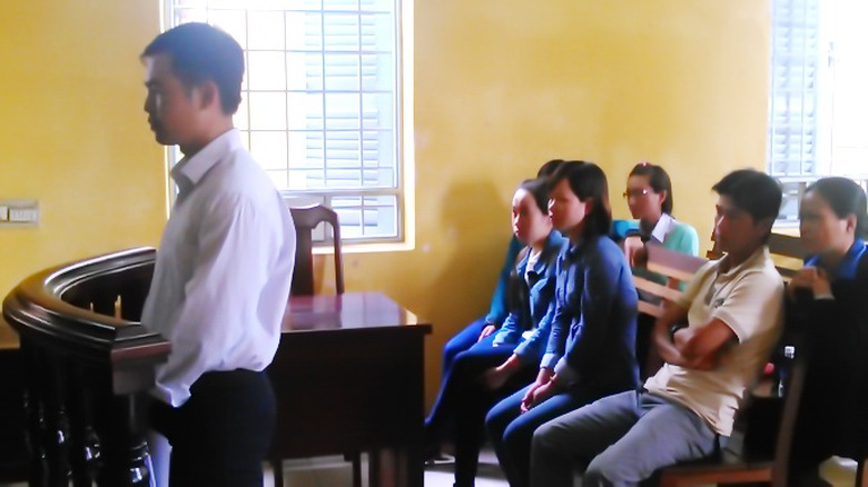 Quang cảnh phi&ecirc;n t&ograve;a xử bị c&aacute;o Phạm Kha Ly (Ảnh: Tuổi trẻ)