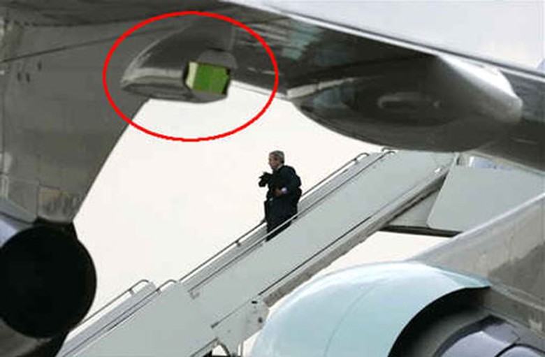 Một trong 5 thiết bị ph&ograve;ng thủ t&ecirc;n lửa Matador tr&ecirc;n chuy&ecirc;n cơ Tổng thống Mỹ. 