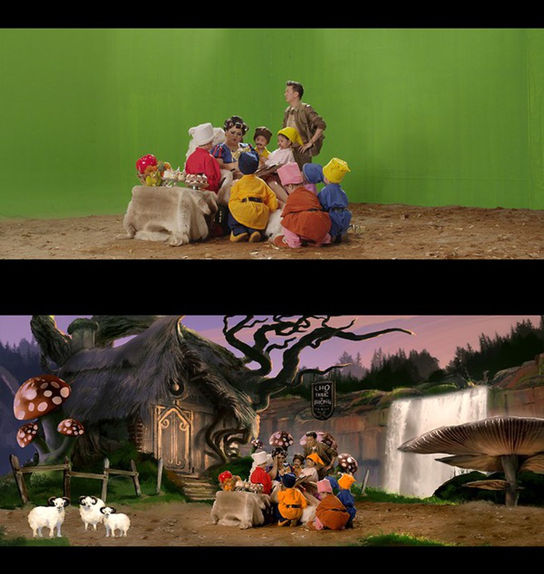  MV &Ocirc; k&igrave;a đời bỗng vui, được ho&agrave;n thiện bằng c&aacute;ch &aacute;p dụng giữa c&ocirc;ng nghệ 2D v&agrave; 3D