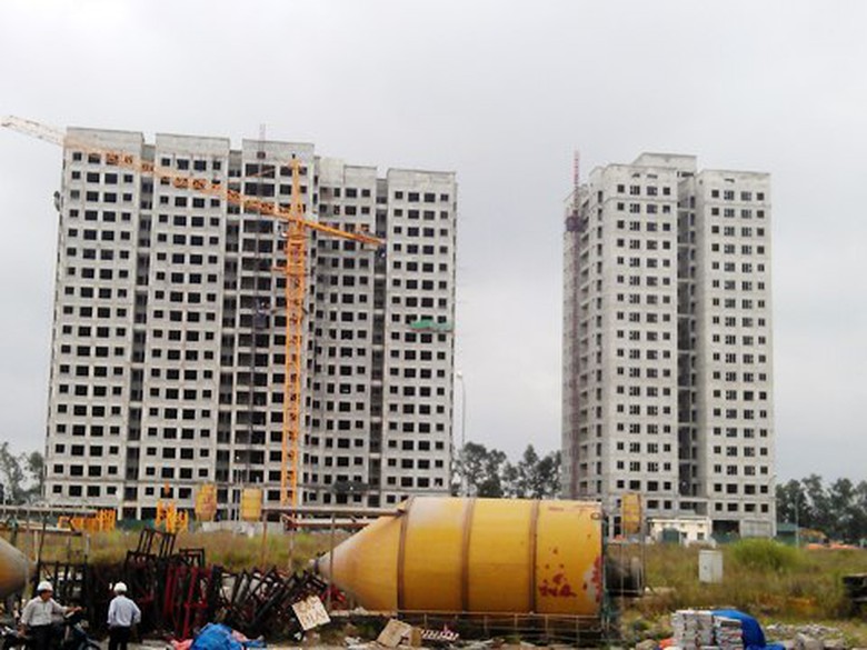 Chung cư gi&aacute; rẻ vẫn l&agrave; điểm s&aacute;ng của thị trường bất động sản H&agrave; Nội. Ảnh: Ho&agrave;ng Lan