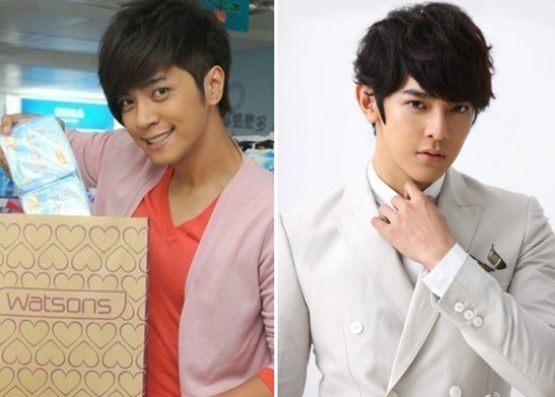 La Ch&iacute; Tường (tr&aacute;i) v&agrave; U&ocirc;ng Đ&ocirc;ng Th&agrave;nh (phải) được biết l&agrave; như sao nam ti&ecirc;n phong trong chiến dịch quảng c&aacute;o băng vệ sinh cho phụ nữ