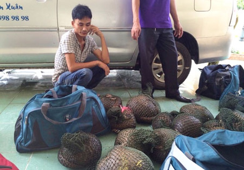 L&aacute;i xe v&agrave; tang vật vụ &aacute;n