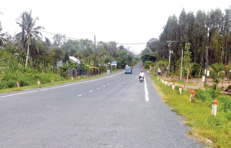 Đường Hồ Ch&iacute; Minh đoạn Rạch Sỏi - Bến Nhất - G&ograve; Quao - Vĩnh Thuận sẽ được x&acirc;y dựng tạo sự li&ecirc;n th&ocirc;ng tr&ecirc;n tuyến h&agrave;nh lang ph&iacute;a T&acirc;y