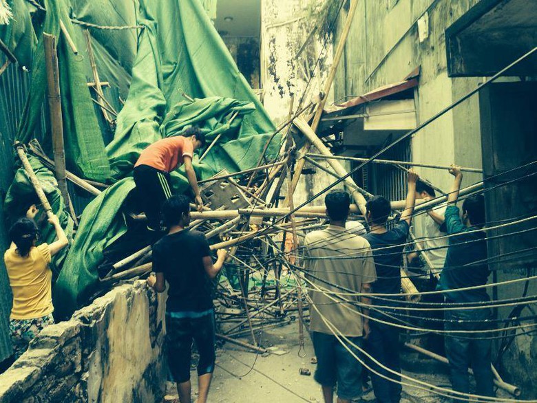 Hiện trường vụ việc 