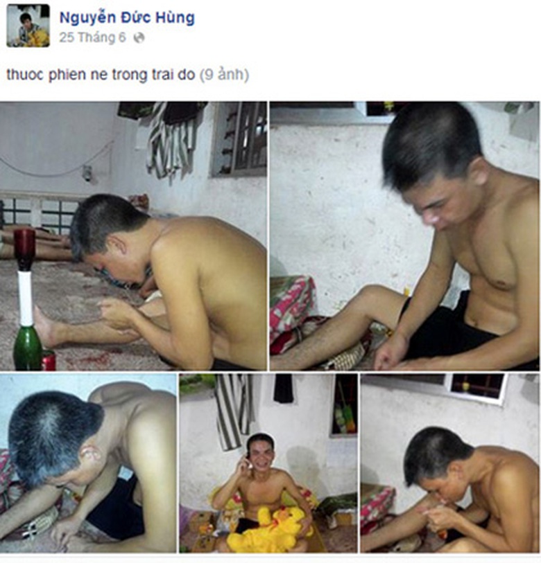 Cảnh sinh hoạt được phạm nh&acirc;n cập nhật qua Facebook - Ảnh: Facebook Nguyễn Đức H&ugrave;ng