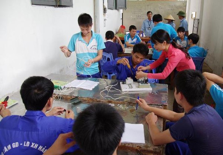 Dạy nghề cho học vi&ecirc;n cai nghiện - ảnh minh họa